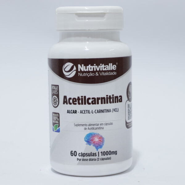 ACETILCARNITINA 1000MG 60CAPS NUTRIVITALLE